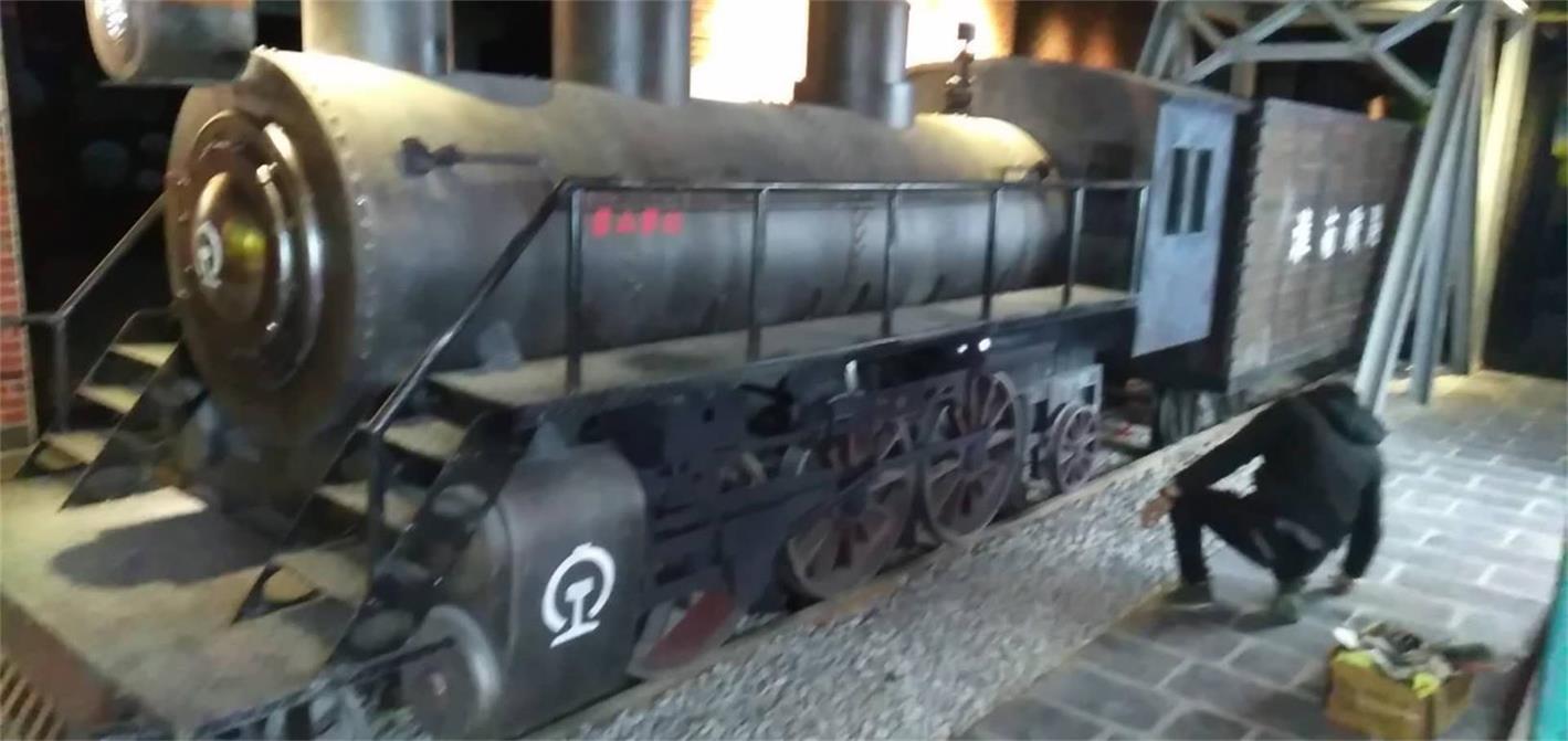 吉隆县蒸汽火车模型